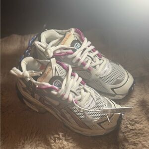 White and Pink Men's Shoes